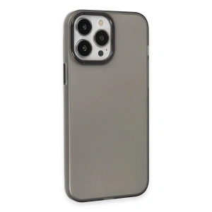 İphone 15 Pro Max Kılıf Modos Metal Kapak - Siyah