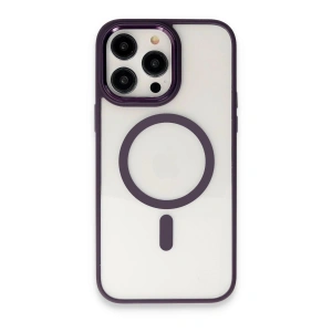 İphone 15 Pro Max Kılıf Room Magneticsafe  - Derin Mor