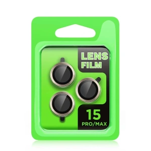 İphone 15 Pro Max Raze Metal Kamera Lens - Titan Gri