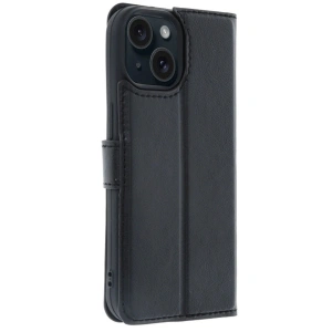 İphone 15 Trend S Plus Kapaklı Kılıf - Siyah