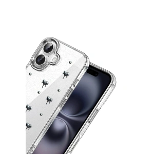 İphone 16 Fiyonk Desenli Kapak - Desen 1