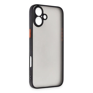 İphone 16 Plus Kılıf Montreal  Kapak - Siyah