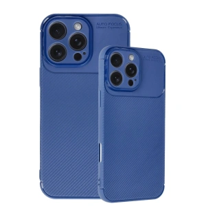 İphone 16 Pro Max Kılıf Auto Fus Karbon Kapak - Lacivert