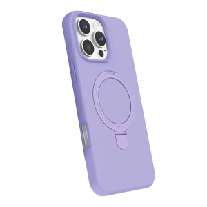 İphone 16 Pro Regal Magsafe Standlı Kapak - Lila