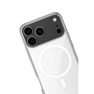 İphone 17 Pro Kılıf Magneticsafe Şeffaf  - Şeffaf