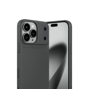 İphone 17 Pro Max Auto Fus Karbon Kapak - Gri
