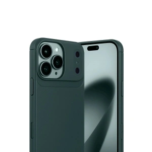 İphone 17 Pro Max Auto Fus Karbon Kapak - Koyu Yeşil