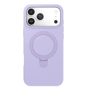 İphone 17 Pro Regal Magsafe Standlı Kapak - Lila