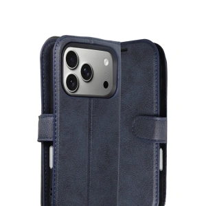 İphone 17 Pro Trend S Plus Kapaklı Kılıf - Lacivert