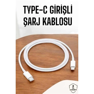 Iphone İOS Uyumlu Hızlı Şarj Kablosu Type C To Lightning 12 13 14 15 Pro Max
