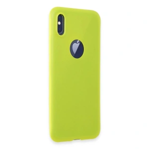 İphone X Kılıf First  - Parlak Sarı