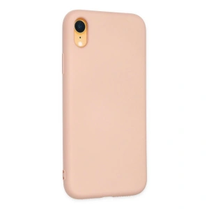İphone Xr Kılıf Nano İçi Kadife  - Pudra