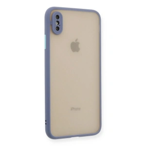 İphone Xs Max Kılıf Montreal  Kapak - Gri
