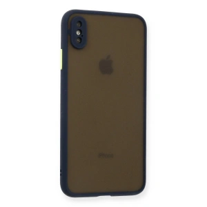 İphone Xs Max Kılıf Montreal  Kapak - Lacivert