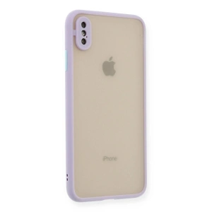 İphone Xs Max Kılıf Montreal  Kapak - Mor