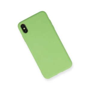 İphone Xs Max Kılıf Nano İçi Kadife  - Açık Yeşil