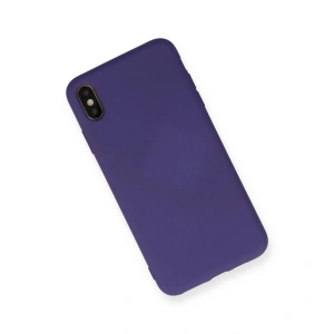 İphone Xs Max Kılıf Nano İçi Kadife  - Mor