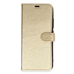 İphone Xs Max Trend S Plus Kapaklı Kılıf - Gold