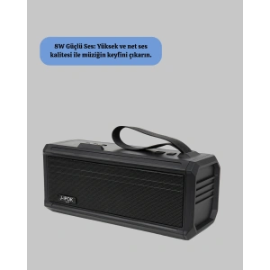 JIPOX P520 Taşınabilir Bluetooth Hoparlör Güçlü Ses + Radyo Yeni Nesil