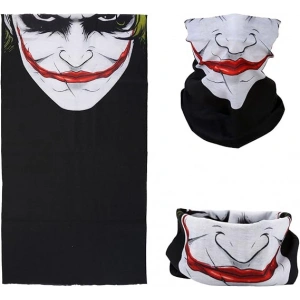 Joker Desenli Çok Amaçlı Buff – Yüz, Boyun ve Bandana Maskesi 5 No