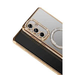 Joko  Galaxy A37 5g Joke Simli Magneticsafe Kılıf - Gold