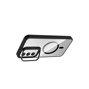 Joko  Galaxy S24 Fe Remim Lensli Magsafe Standlı Kapak - Siyah