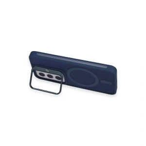 Joko  Galaxy S24 Flet Lens Magsafe Kapak - Lacivert