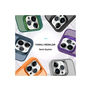 Joko  İphone 14 Pro Kılıf Flet Lens Magsafe Kapak - Tcu