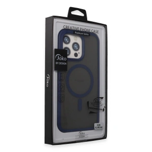 Joko  İphone 15 Pro Max Toras Airbag Magsafe Kapak - Lacivert
