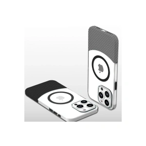 Joko  İphone 16 Carbon Puzzle Magsafe Kapak - Açık Mi