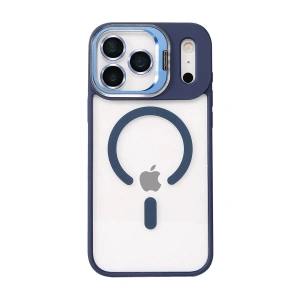 Joko  İphone 17 Pro Max Remim Lensli Magsafe Standlı Kapak - Lacivert