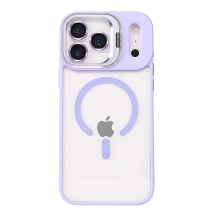 Joko  İphone 17 Pro Remim Lensli Magsafe Standlı Kapak - Lila