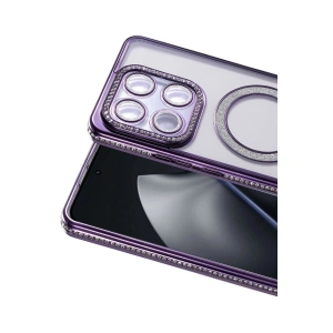 Joko  Mi 15t Pro Joke Simli Magneticsafe Kılıf - Derin Mor