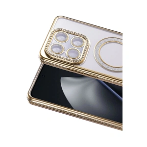 Joko  Mi 15t Pro Joke Simli Magneticsafe Kılıf - Gold