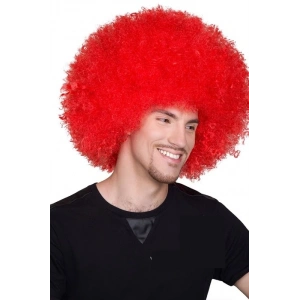 Kabarık Bonus Peruk Saç  Kırmızı (74)