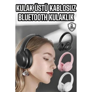 Kablosuz Bluetooth Kulaklık ANC/ENC Destekli Kulak Üstü Yüksek Ses Kaliteli