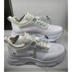 Kadın Yüksek Taban Rahat Şık Günlük Spor Ayakkabı Beyaz Renk