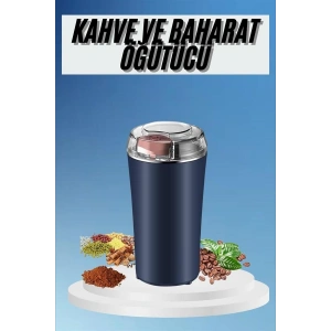 Kahve ve Baharat Öğütücü Kolay Temizlenebilir Paslanmaz Çelik Taşınabilir