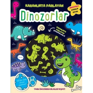 Karanlıkta Parlayan Kitaplar - Dinozorlar (Parlayan Çıkartmalar)
