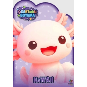 Kawaii Zamanı - Çıkartmalı Boyama Kitabı