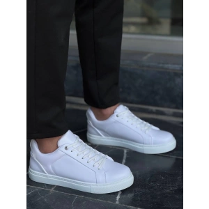 KB-BX1   Beyaz Cilt Yüksek Beyaz Taban Günlük Erkek Ayakkabı
