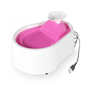 Kedi Köpek Su Pınarı Şe 2 Litre - 5 volt ( usb'li ) Pembe