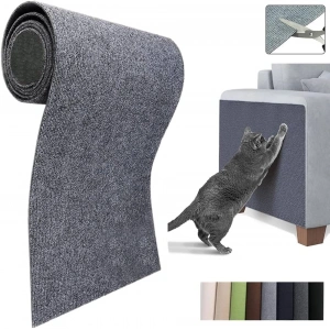 Kedi Tırmalama Halısı 30x98 cm – Koltuk Duvar Yer Kullanımlı Yapışkanlı Tırmalama Matı