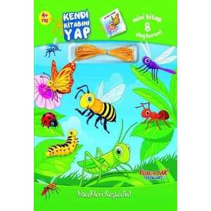 Kendi Kitabını Yap - Böcekleri Keşfedin 4+ Yaş
