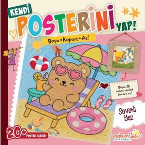Kendi Posterini Yap! Boya Kopart As! Sevimli Yaz