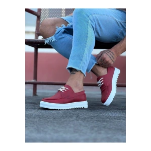 Kırmızı Erkek Saraclı Casual Ayakkabı