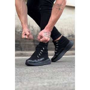 Kömür Rugan Yüksek Taban Yarım Bilek Bot