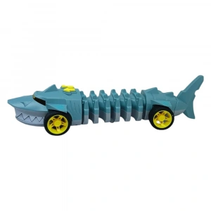 Köpekbalığı Araba - Otomatik Hareketli Sesli Işıklı 32 cm - Gri Köpekbalığı - 1 ADET