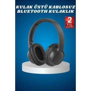 Kulak Üstü Kablosuz Bluetooth Kulaklık Yüksek Ses Kaliteli ANC Özelliği