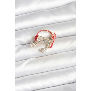 Kulaklıklı Nota Model Broş